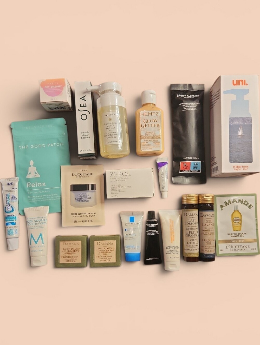 Sephora Ulta Body Care Lot 20pc Ouai Hempz Patchology Travel Sample Size